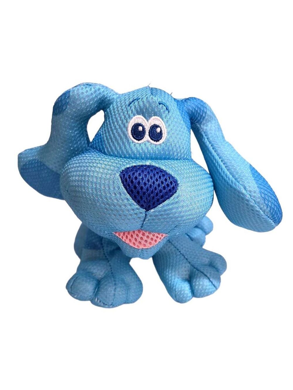 Blue's Clues & You Blue Mesh Bath Scrubby Plush 8" Nickelodeon Dog